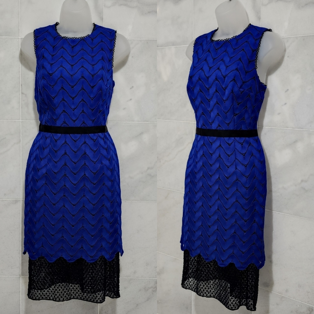 Antonio Melani Halloway Lace Sheath Dress 6 Sleeve